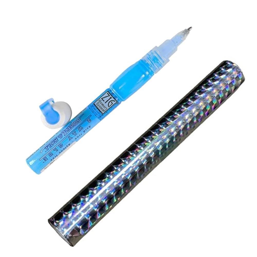 Amazon.co.jp: ALL SPLENDID レーザー銀箔 15*300cm + 呉竹のり